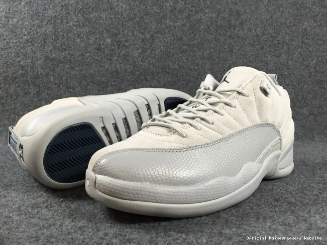 Official Maikesneakers Low Grey Jordan 12 Suede 308317-002 Air 0706